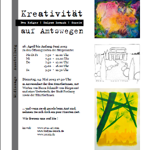 Flyer zur Ausstellung